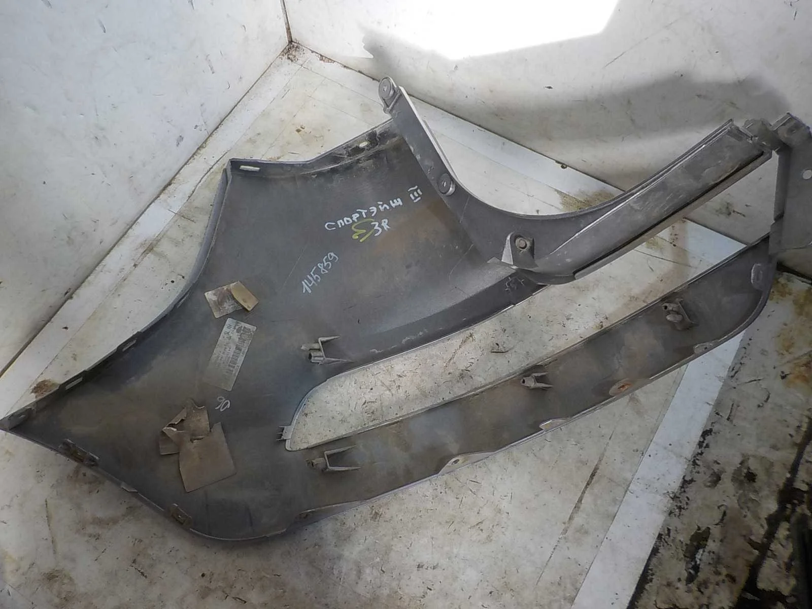 накладка на бампер Kia Sportage III (2010—2014) Зад Право