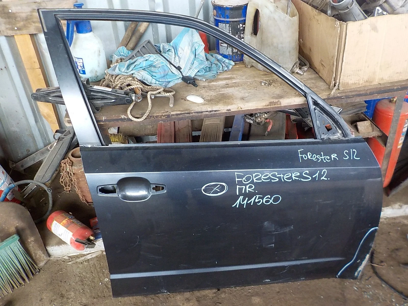 Дверь Subaru Forester SF рестайлинг (2000—2002) Перед Право