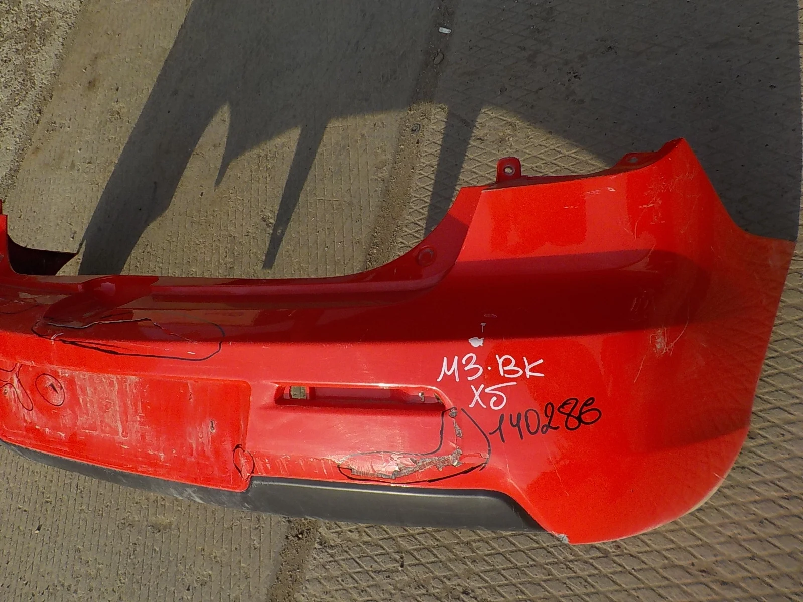 Бампер Mazda 3 BM рестайлинг (2016—2019) Зад