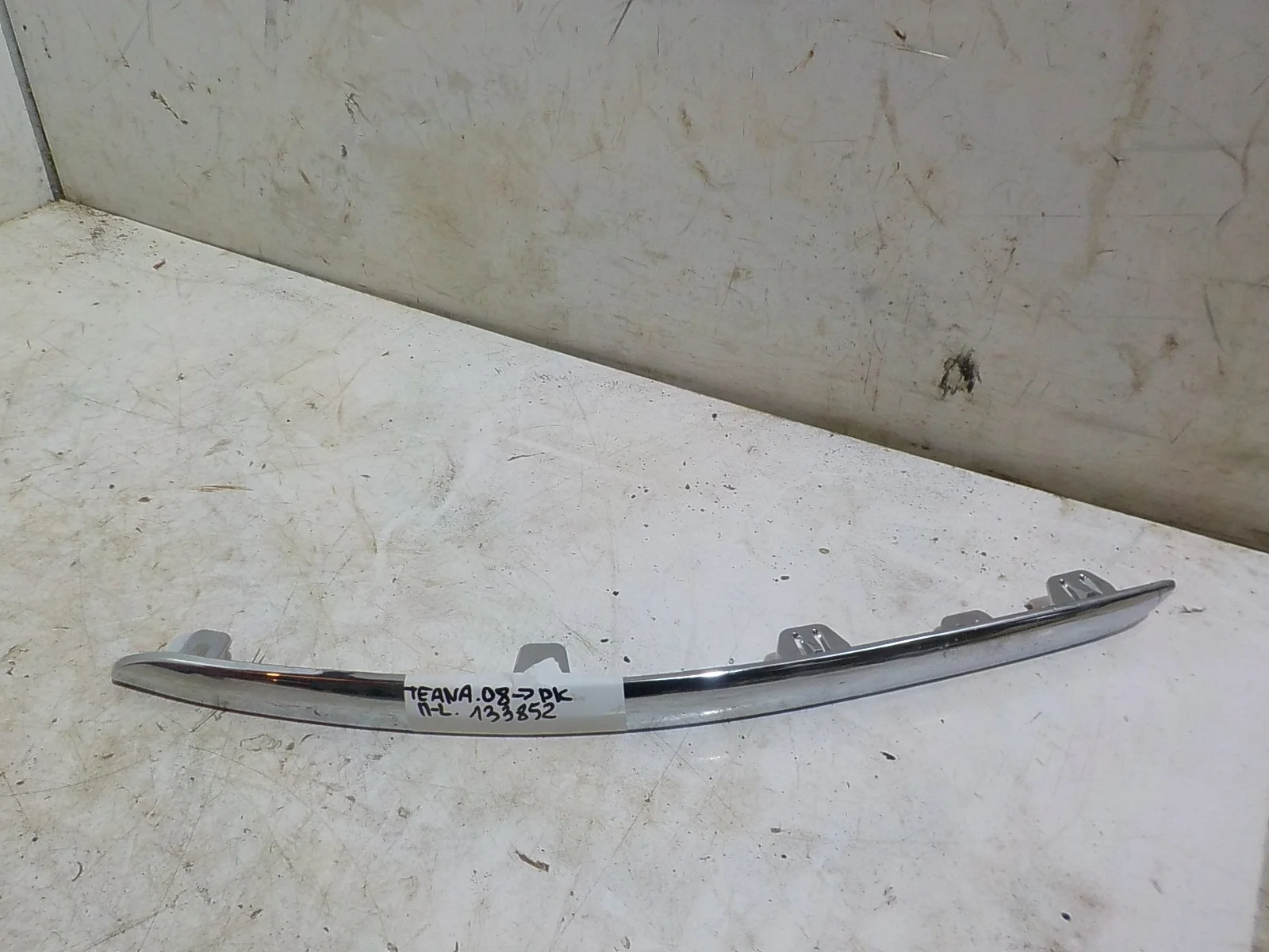 накладка на бампер Nissan Teana J32 (2008—2011) Перед Лево