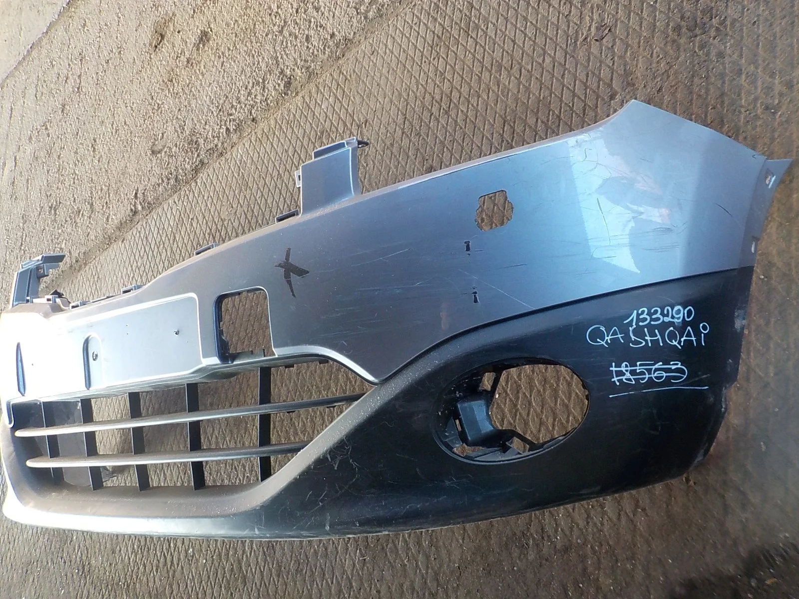 Бампер Nissan Qashqai+2 I рестайлинг (2010—2013) Перед