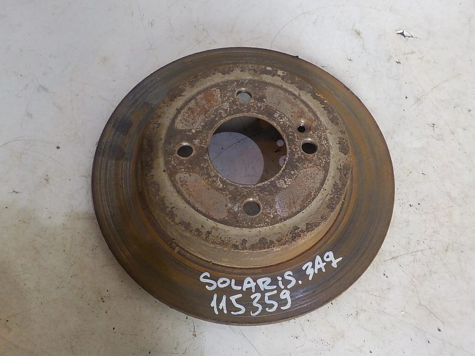 тормозной диск Kia Rio III рестайлинг (2015—2017) Зад