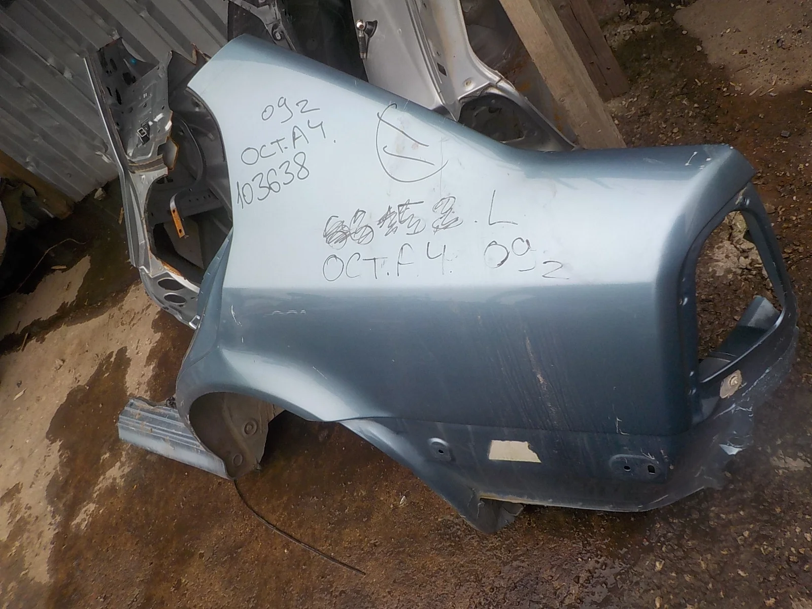 Крыло Skoda Octavia I рестайлинг (2000—2011) Зад Лево