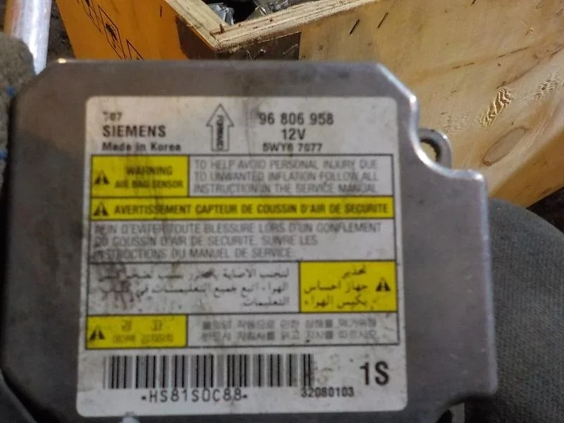 блок air bag Chevrolet Aveo I рестайлинг (2006—2012)