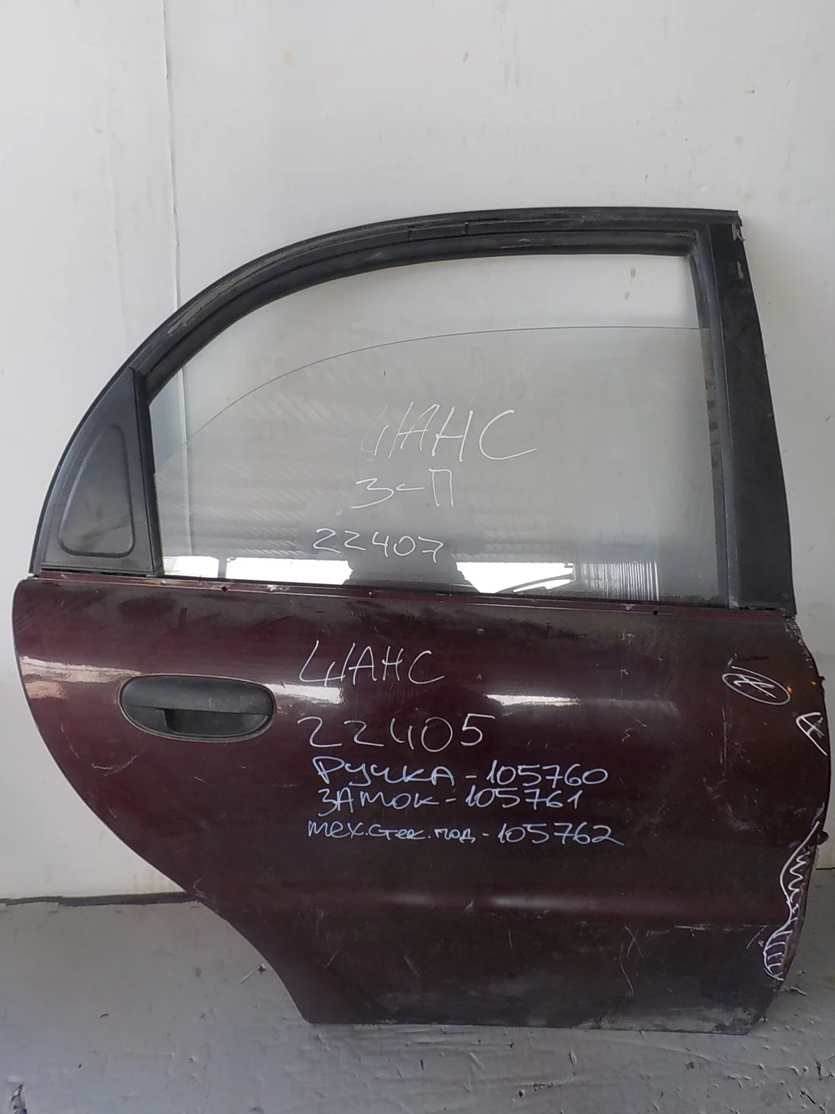 Дверь Chevrolet Lanos I (2002—2009) Зад Право