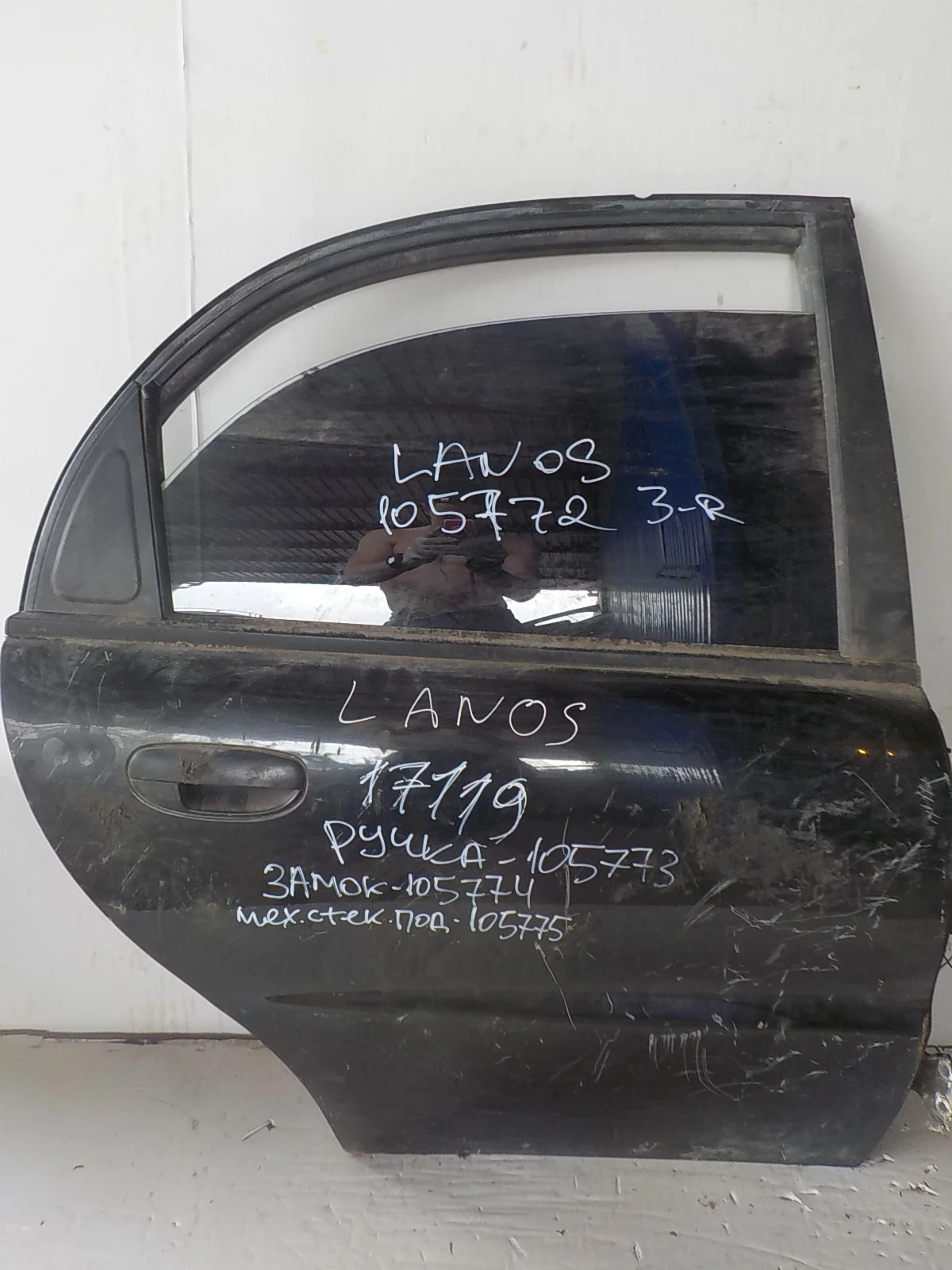 Дверь Chevrolet Lanos I (2002—2009) Зад Право