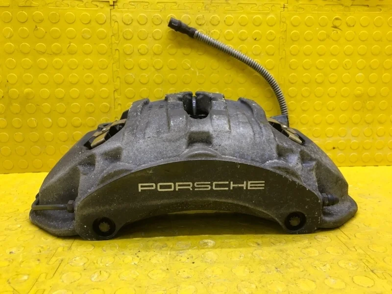 Суппорт тормозной Porsche Panamera 2014 7PP615149F 970 CWAA, передний левый