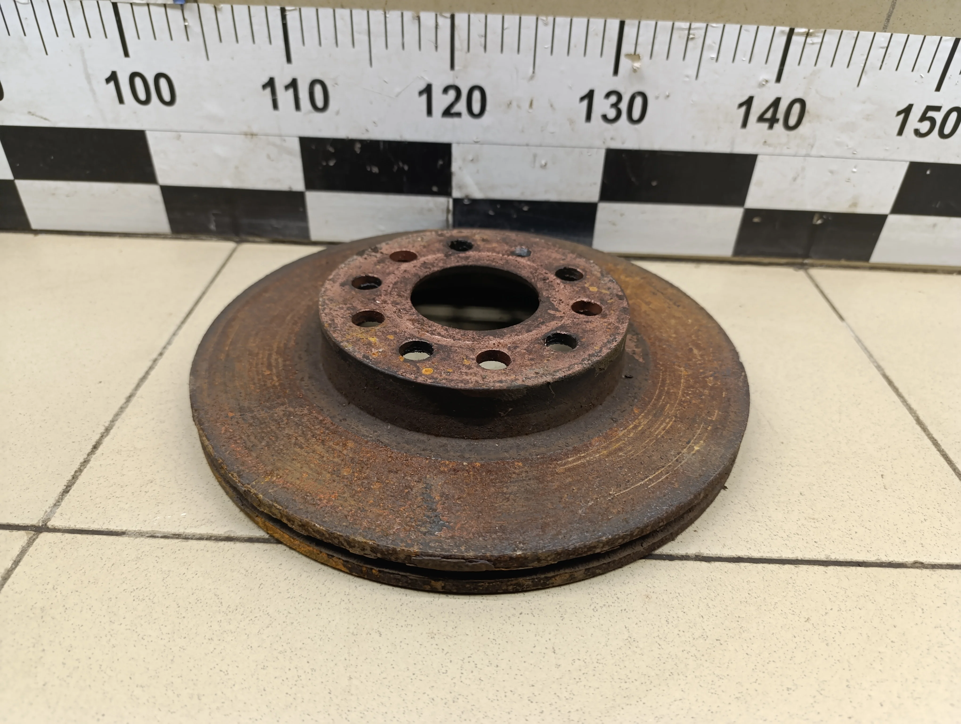 Диск тормозной передний вентилируемый Yeti 2009>