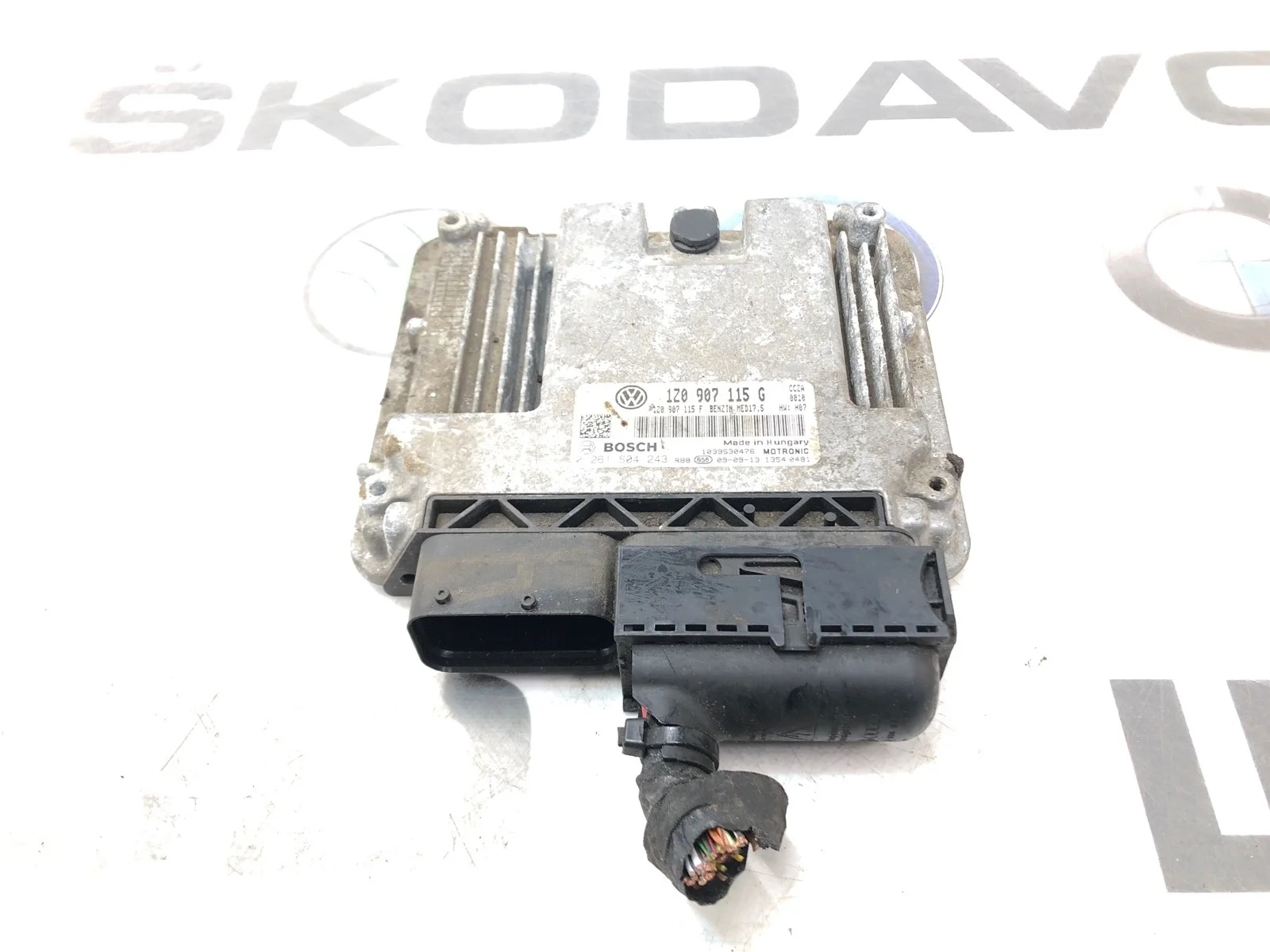 Блок управления двигателем Skoda Octavia Rs 2010 1Z0907115G A5 (1Z) 2.0 CCZA