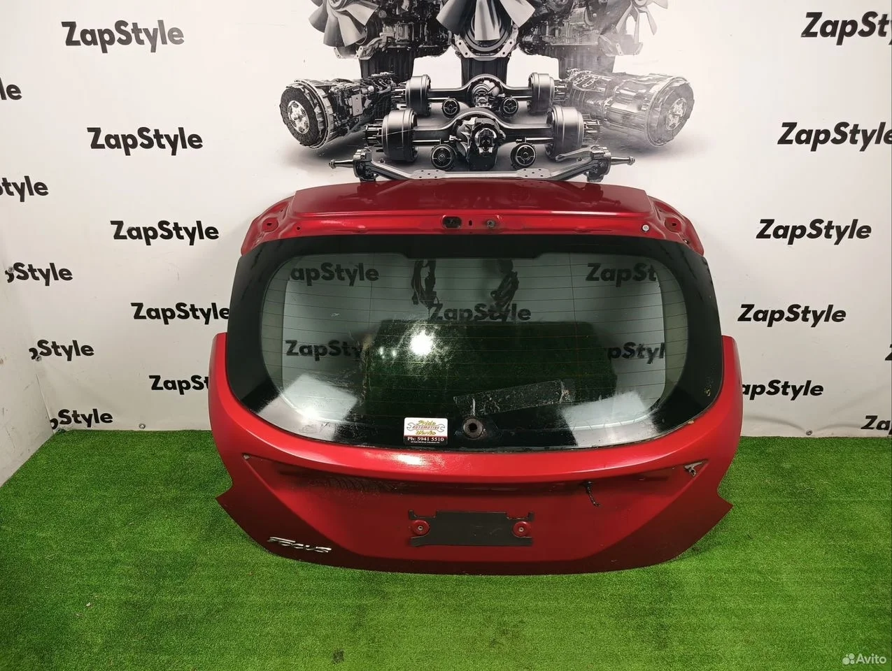 Крышка багажника ford focus 3 2011-2014г красный