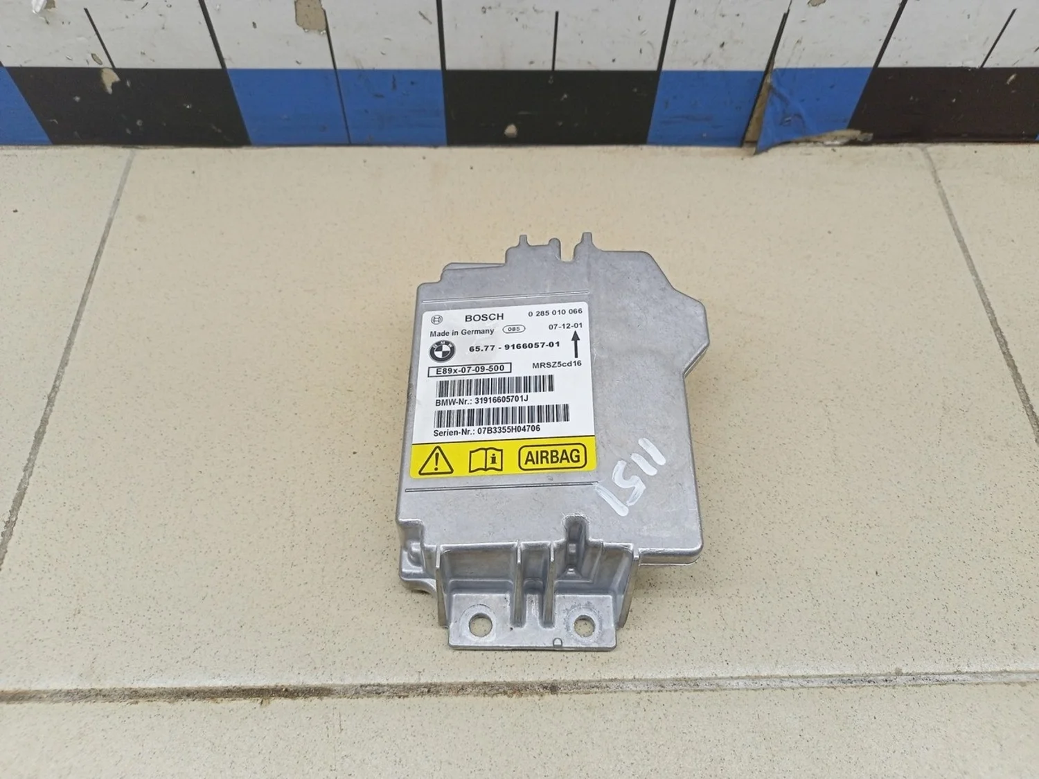 Блок управления AIR BAG 1-серия E82/E88 2006>