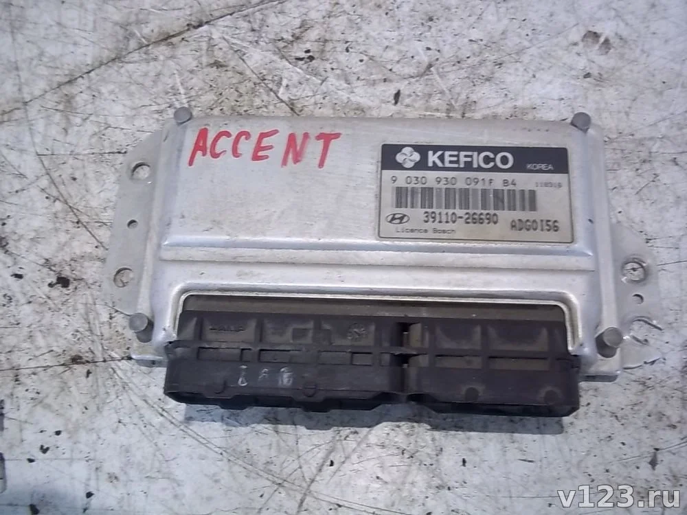 Блок управления двигателем Hyundai Accent II рестайлинг (2002—2005)