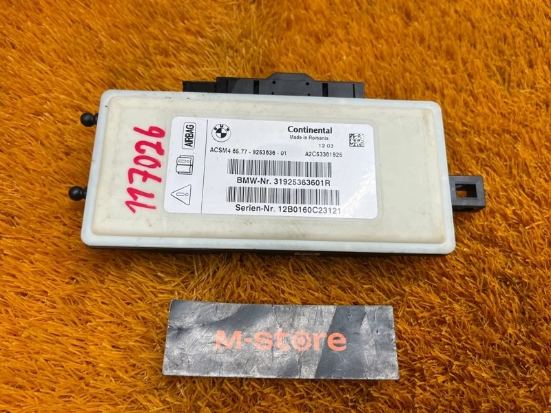 Блок управления Airbag Bmw X3 2012 65779253636 F25 N55B30A
