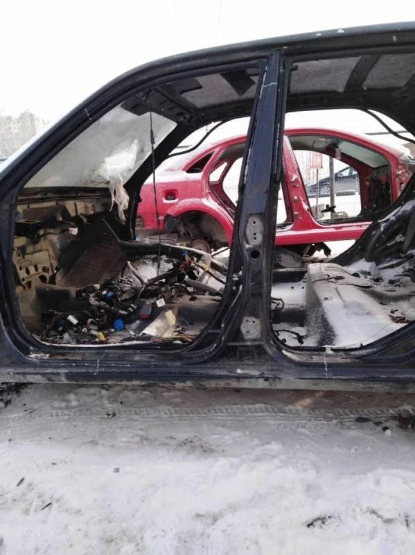 Порог со стойкой левый Hyundai Accent (LC, Tagaz) 2000-2012