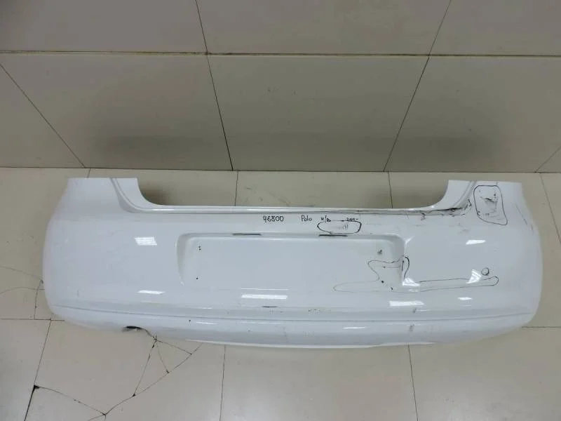 Бампер задний Volkswagen Polo (HB) 2009>