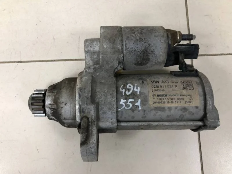 Стартер Skoda Rapid 2012-2020