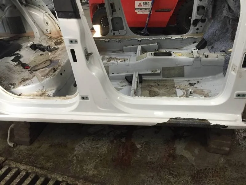 Порог со стойкой правый Volkswagen Polo (Sed RUS) 2011>