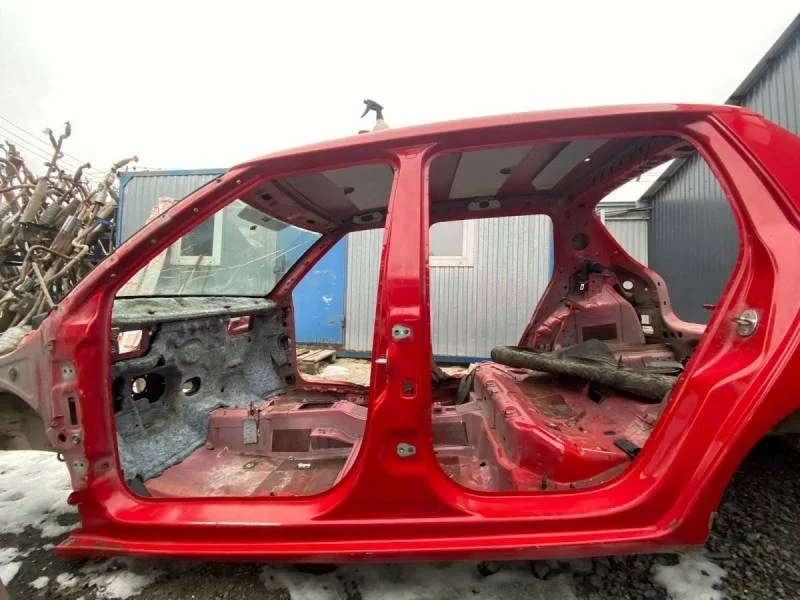 Порог со стойкой левый Skoda Fabia (5J) 2007-2014