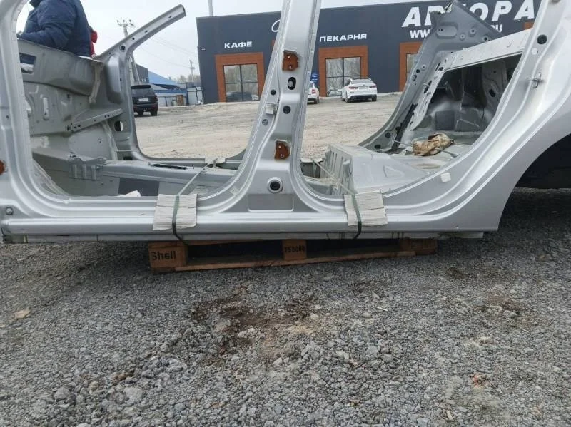 Порог со стойкой левый Renault Logan (2) 2014>