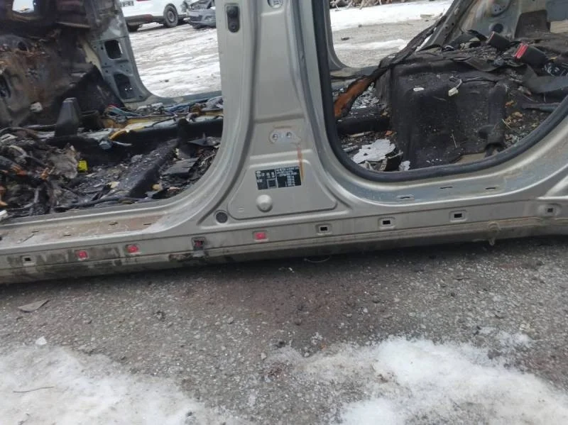 Порог со стойкой левый Kia Sportage 3 (SL) 2010-2015