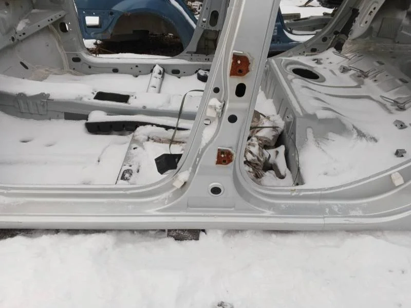 Порог со стойкой левый Renault Logan (2) 2014>