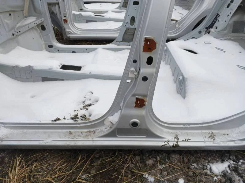 Порог со стойкой левый Renault Logan (2) 2014>