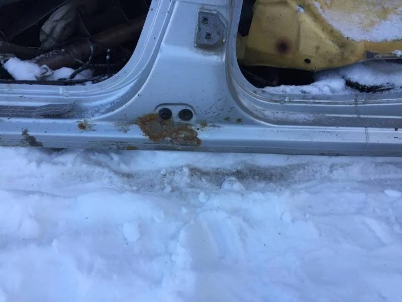 Порог со стойкой левый Lada Largus 2012>