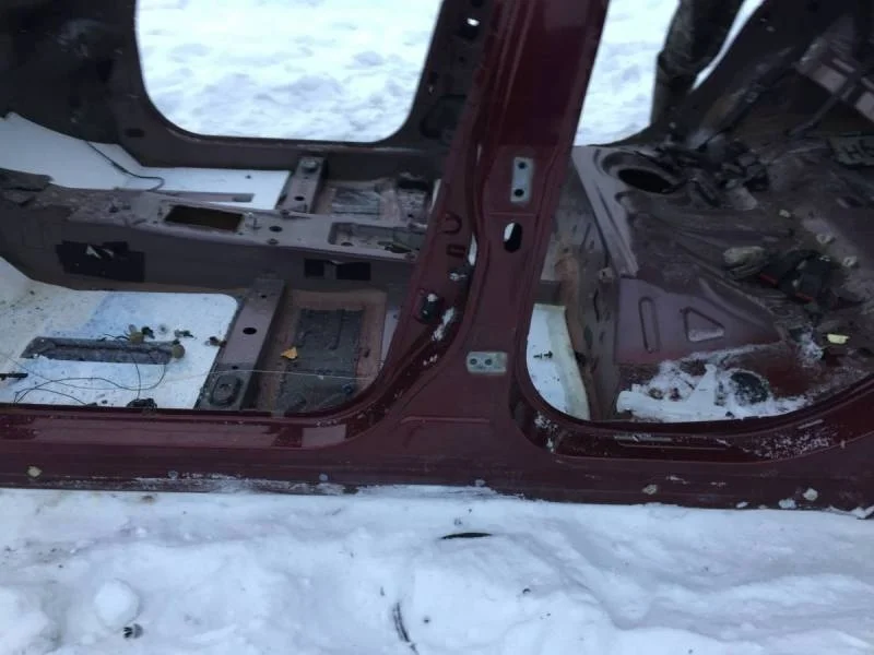 Порог со стойкой левый Nissan Almera 3 (G11, G15) 2012>