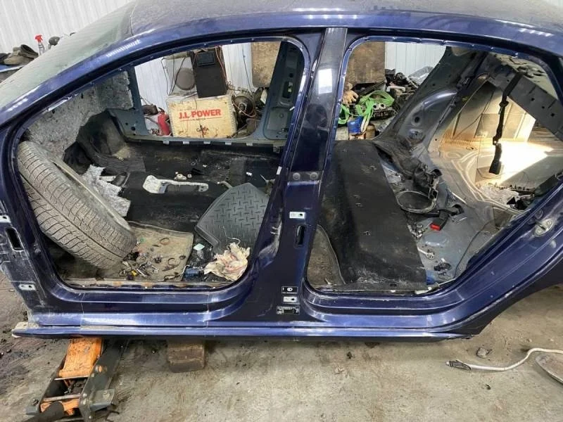 Порог со стойкой левый Volkswagen Polo (Sed RUS) 2011>