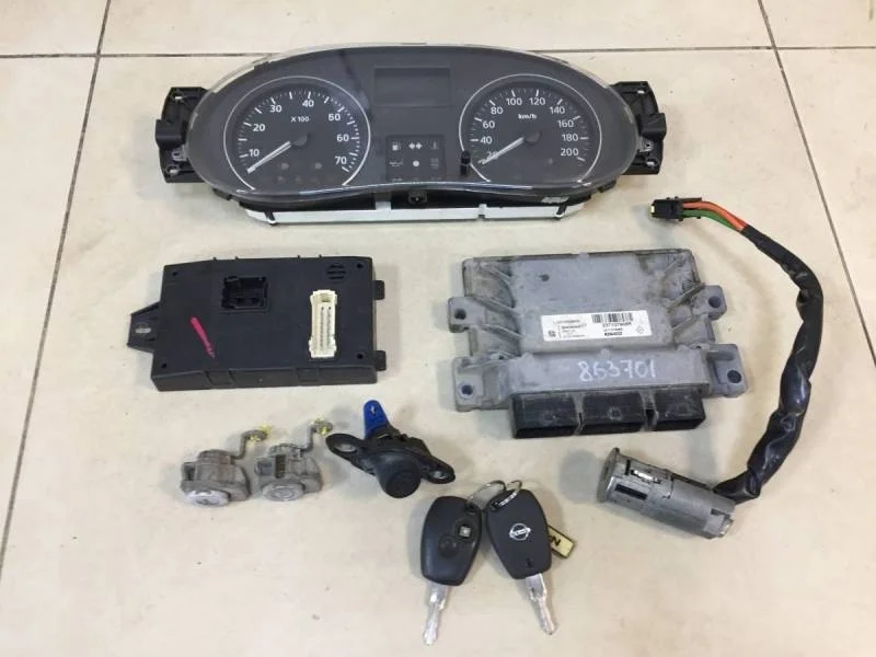 Замок зажигания (комплект) Nissan Almera 3 (G11, G15) 2012>