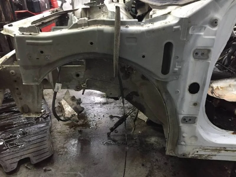 Лонжерон передний левый Nissan Almera 3 (G11, G15) 2012>