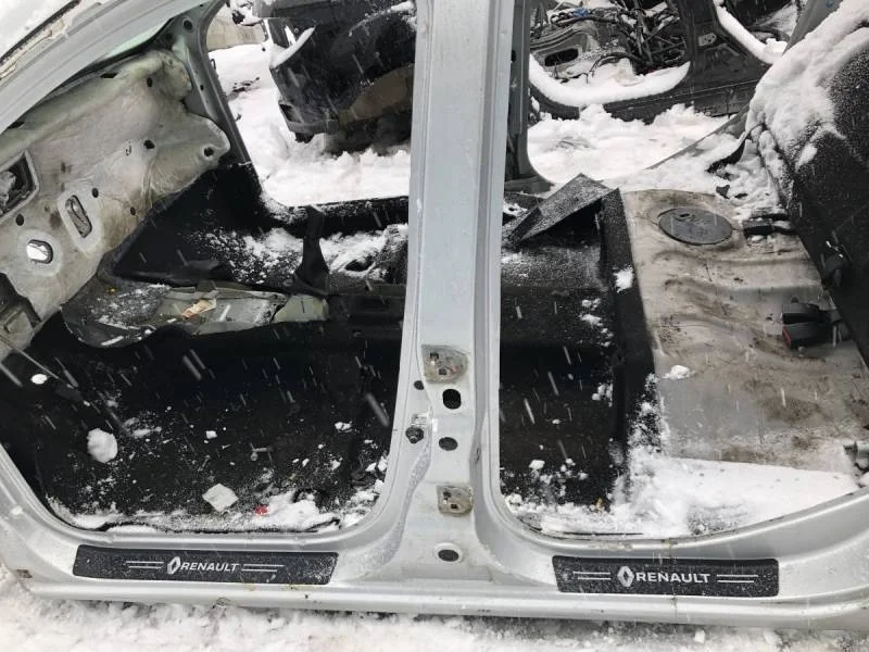 Порог со стойкой левый Renault Logan (2) 2014>