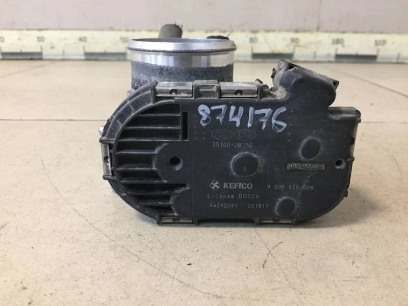 Заслонка дроссельная электрическая Kia Rio 3 (UB) 2011-2017