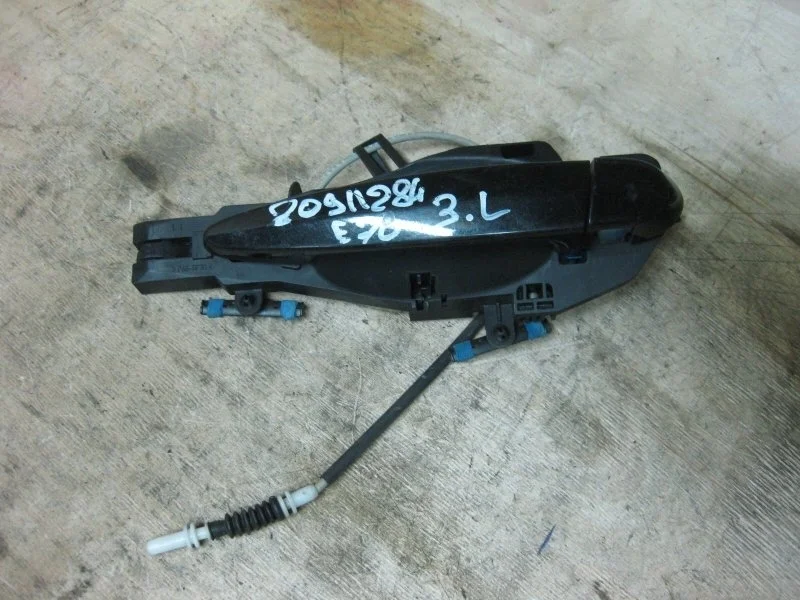 Ручка нaружная двери Bmw X5 2007 51227207567 КРОССОВЕР N57D30A, задняя левая