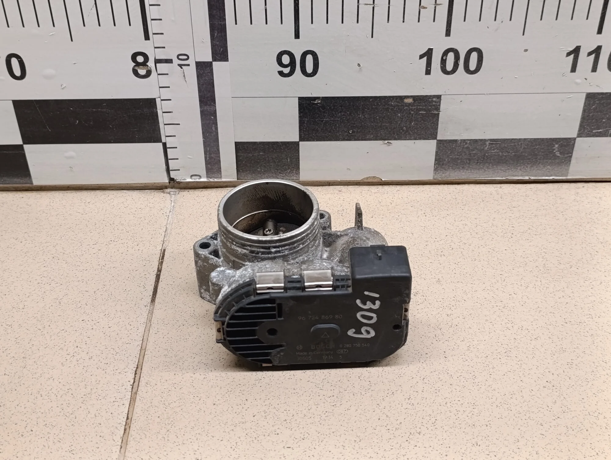 Заслонка дроссельная электрическая C4 II 2011>