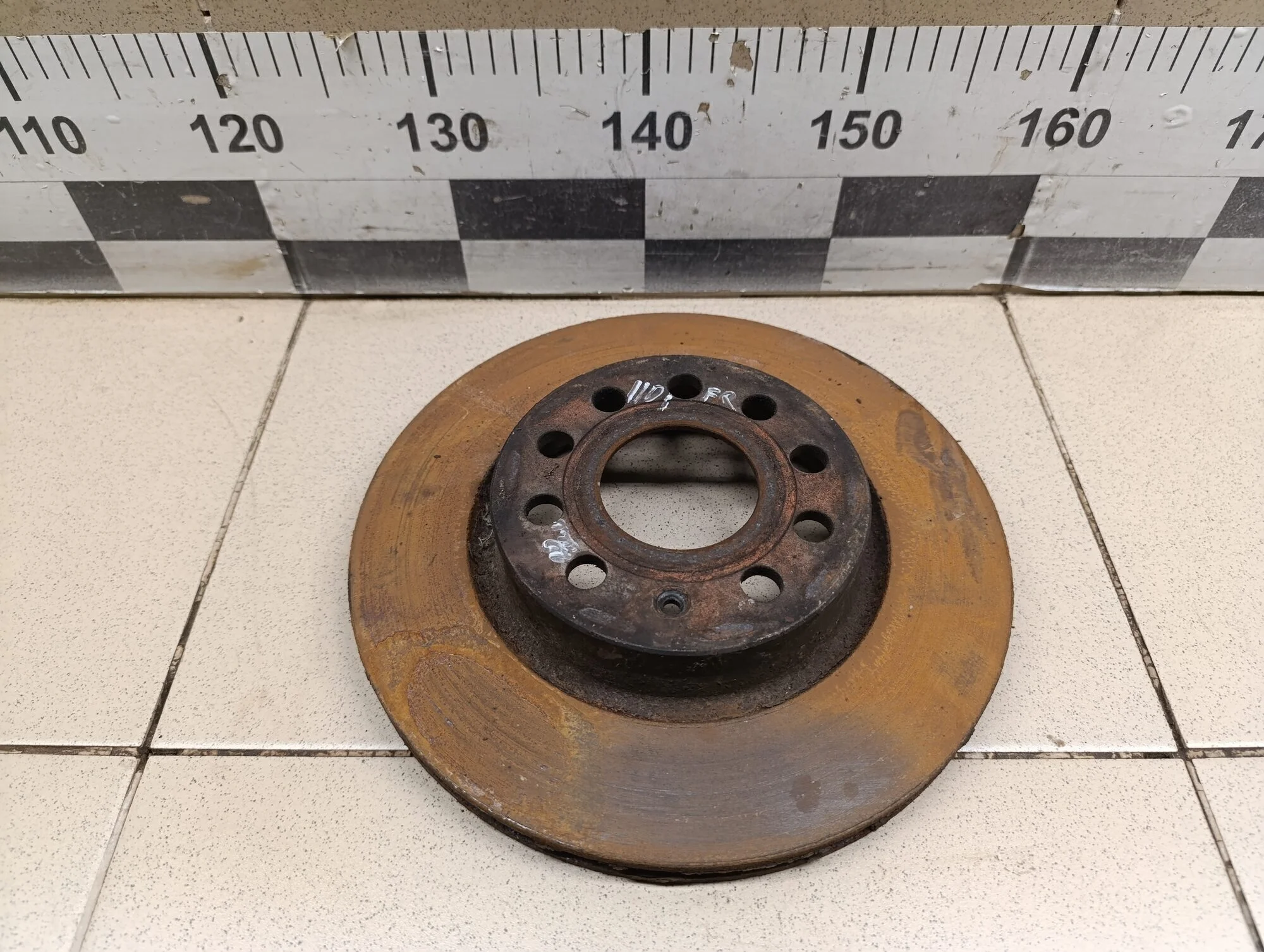 Диск тормозной передний вентилируемый Touran 2003-2010