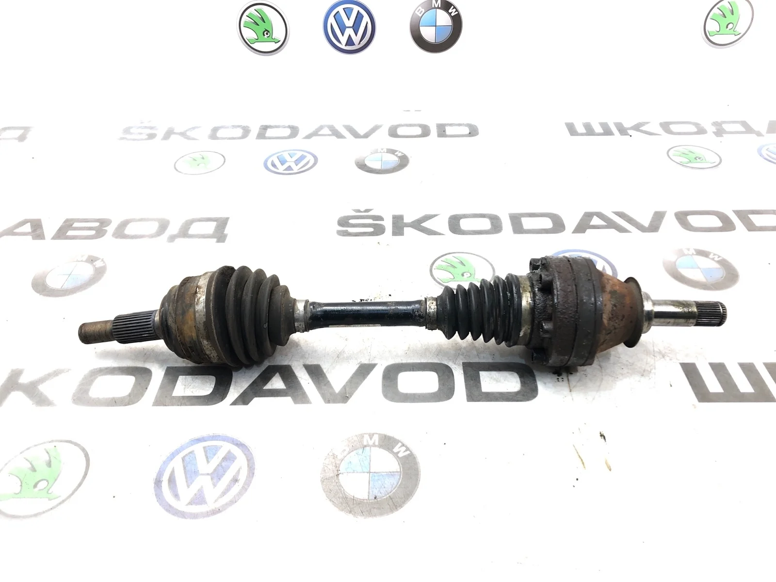 Привод АКПП Volkswagen Touareg 2014 7P0407271C 2 NF 3.0 CJMA, передний левый