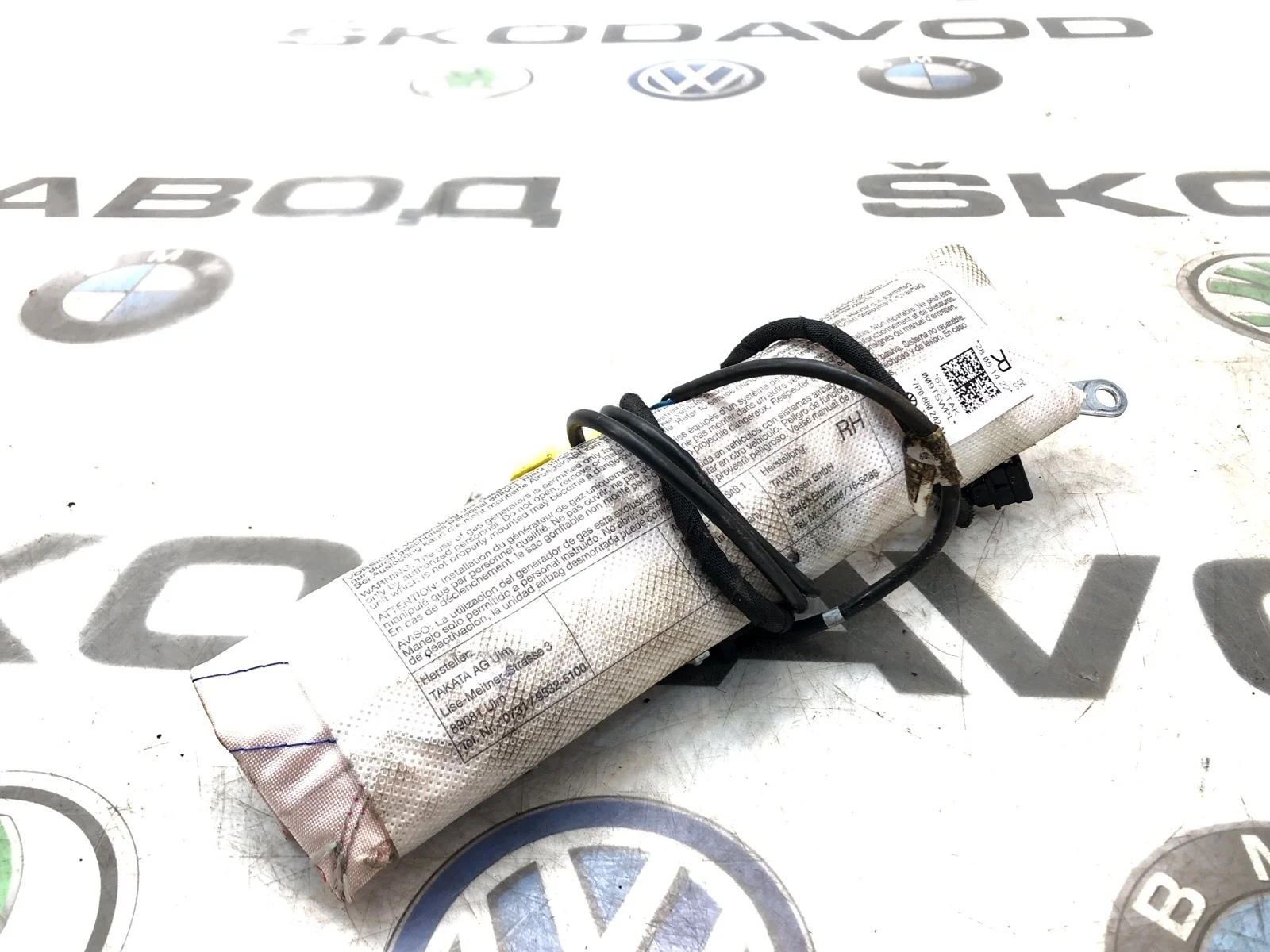 Подушка безопасности в сидение Volkswagen Touareg 2014 7P0880242A 2 NF 3.0 CJMA, передняя правая