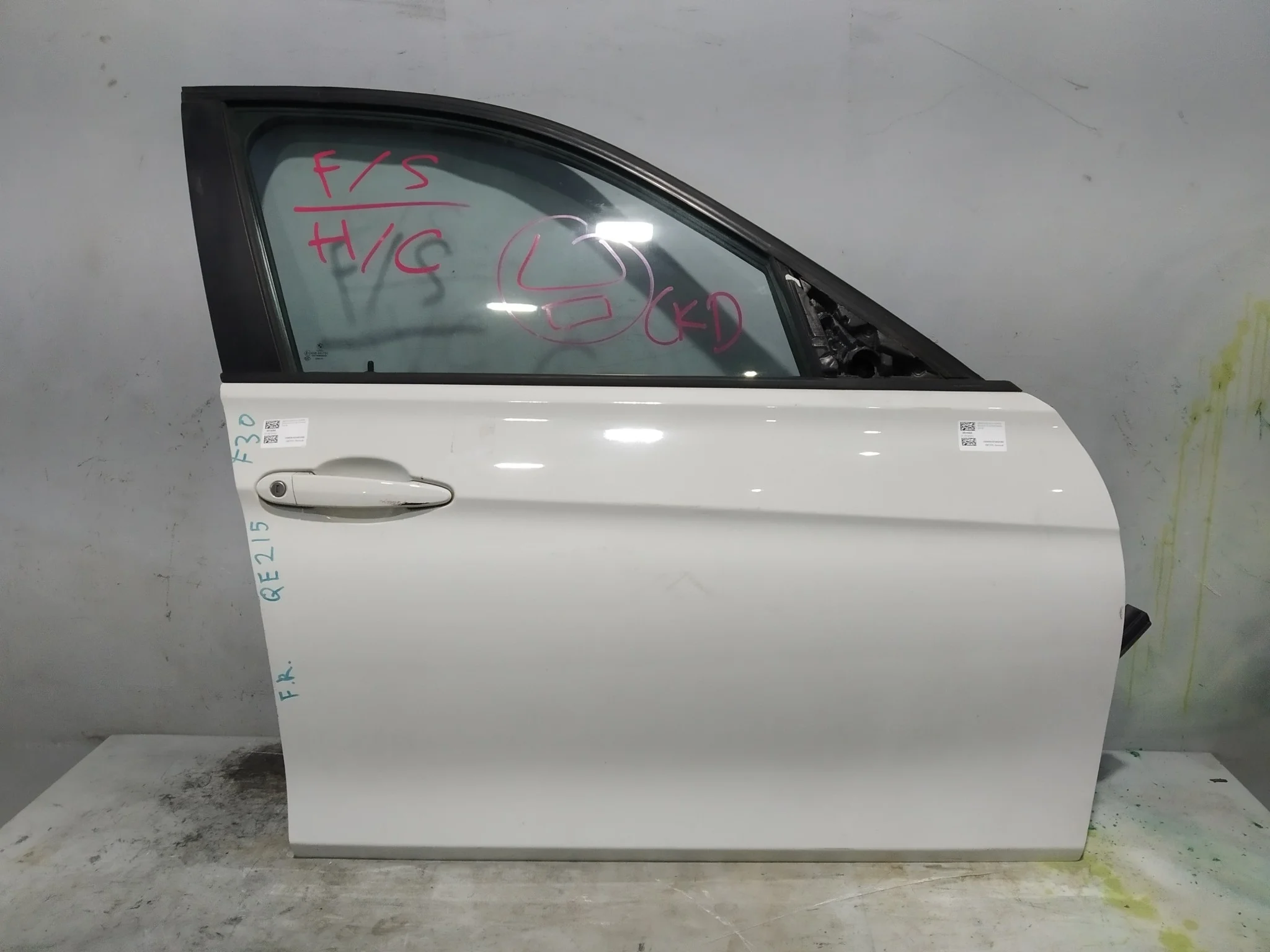 ДВЕРЬ BMW 3-SERIES F30 F31 41007298566 ПЕРЕДНЯЯ ПРАВАЯ белый, 300 QE215