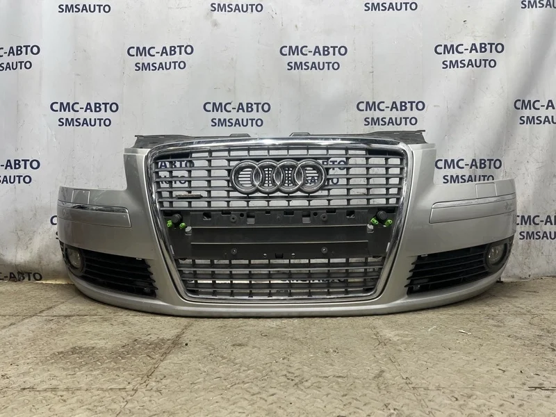 Бампер Audi A8 2005 4E0807105AAGRU D3 BPK, передний