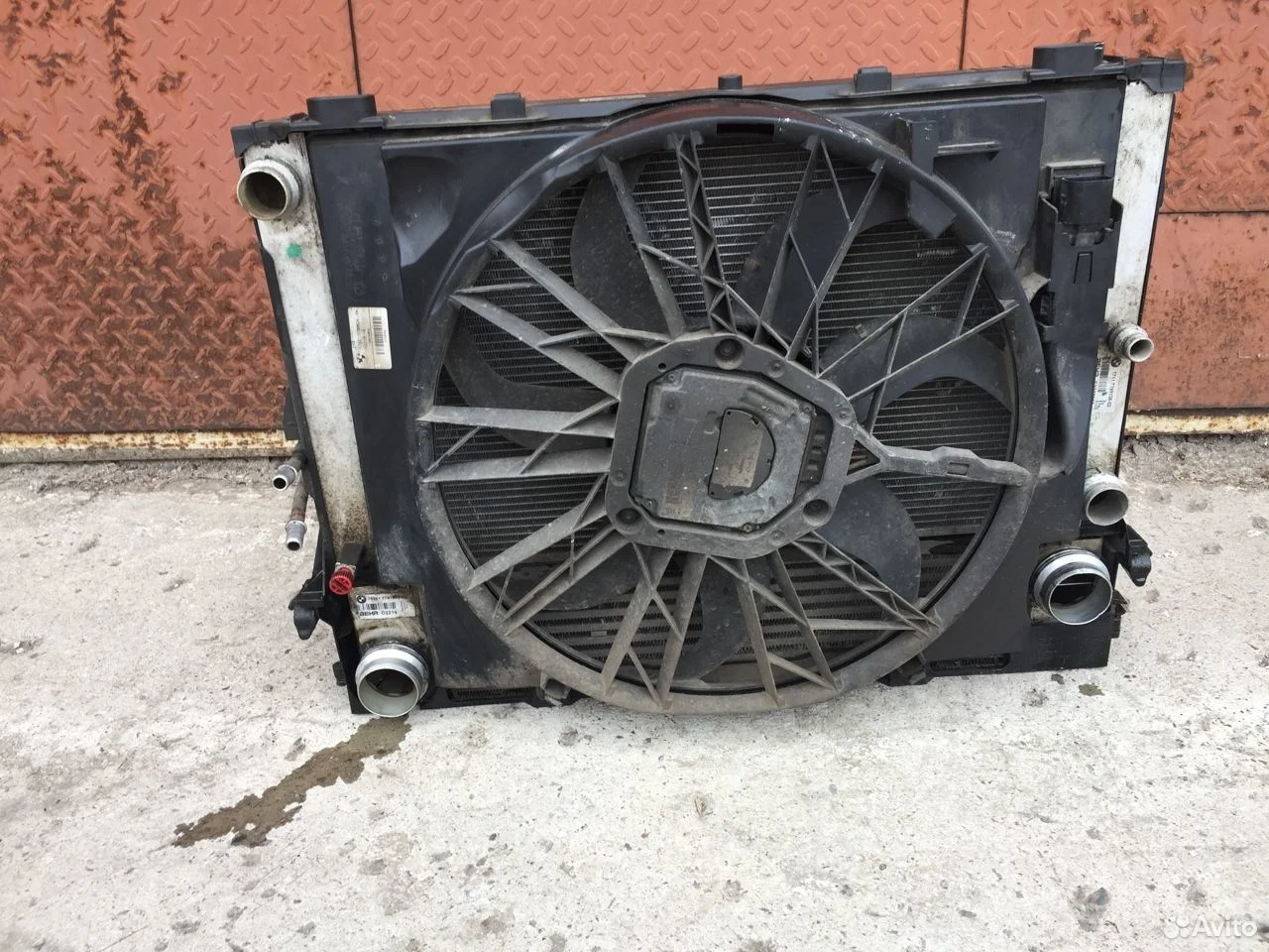 Пакет охлаждения дизельный бмв е60 17427801657