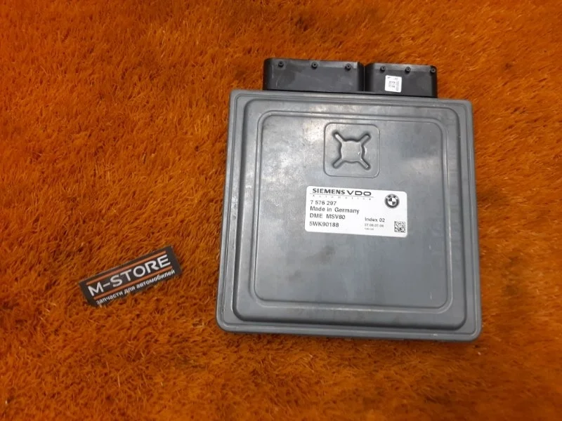 Блок управления двс Bmw 5-Series 2007 7576297 E60 N52B25A