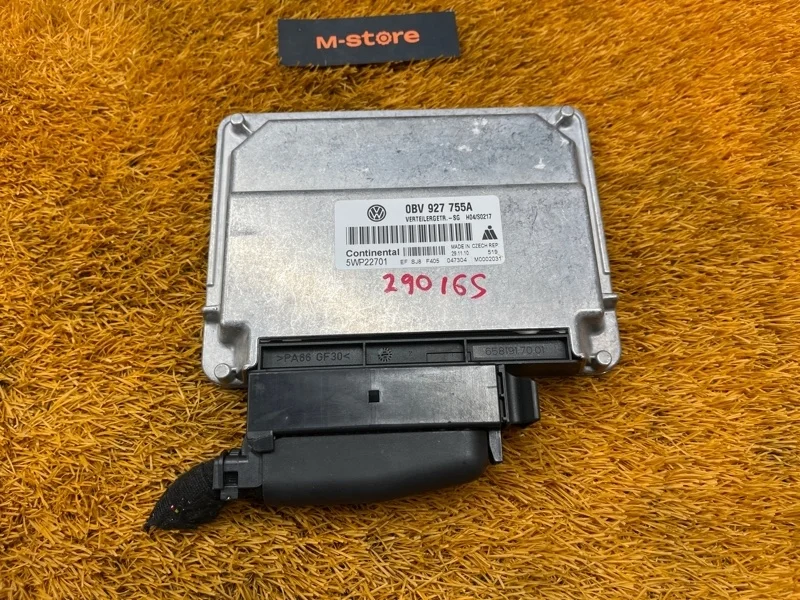 Блок управления раздаточной коробкой Volkswagen Touareg 2011 0BV927755A 7P CGRA