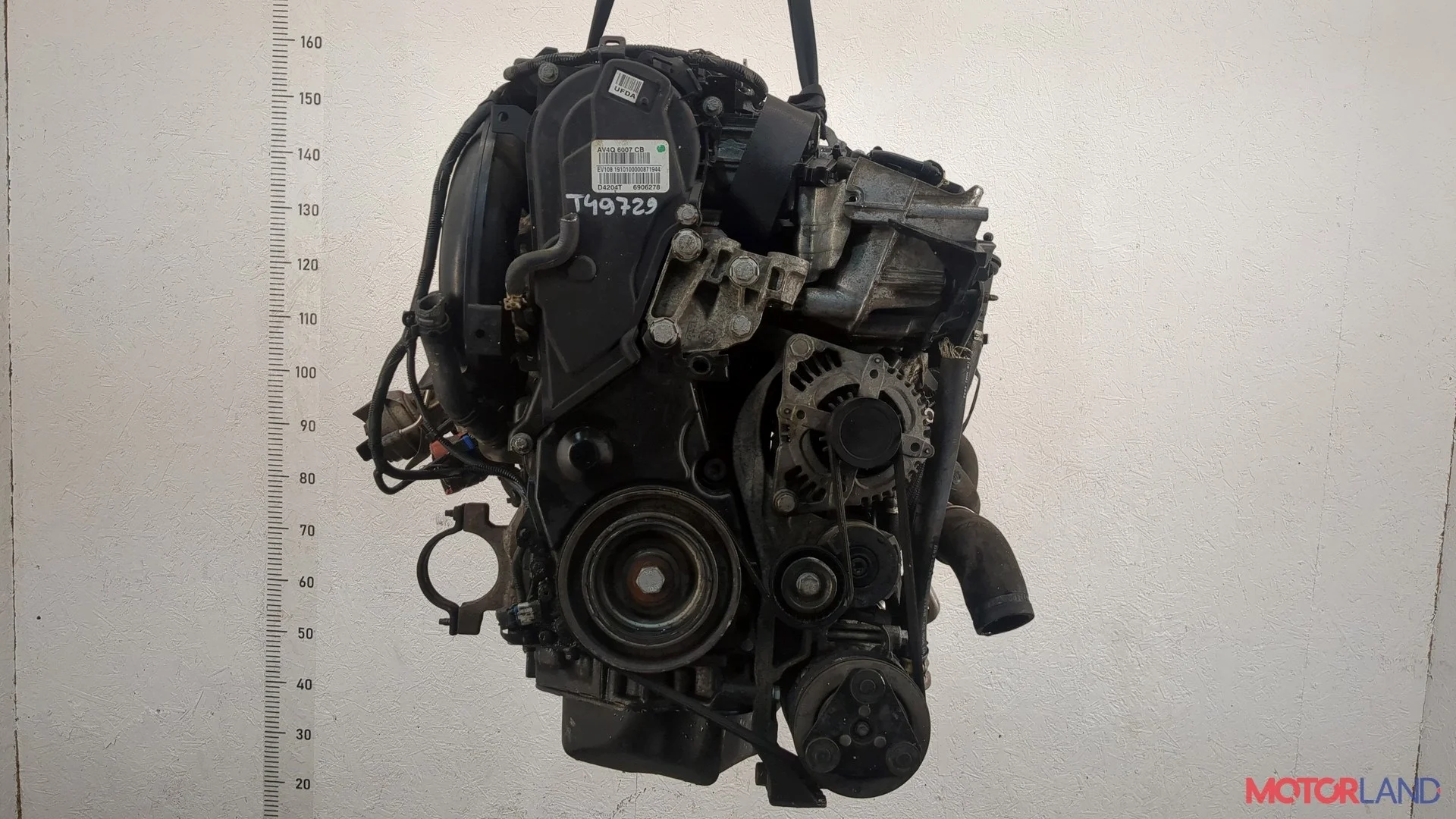 Двигатель (ДВС) Ford Kuga 2008-2012 КПП 6-ст.мех.(МКПП) UFDA Дизель 2 л TDCI