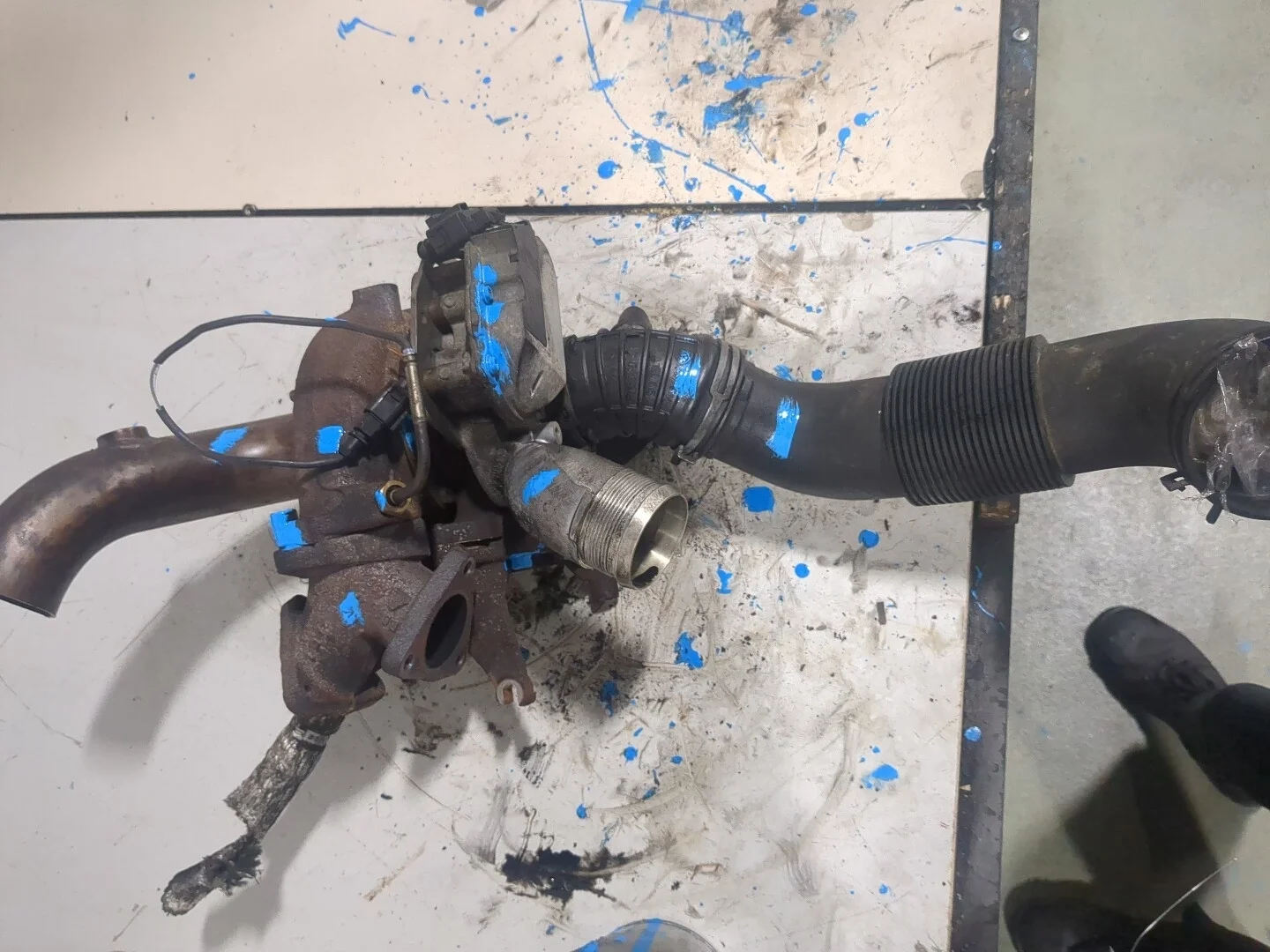 Турбина Volkswagen Touareg 2002-2007 КПП автомат 4х4 (АКПП) BKS Дизель 3 л TDI