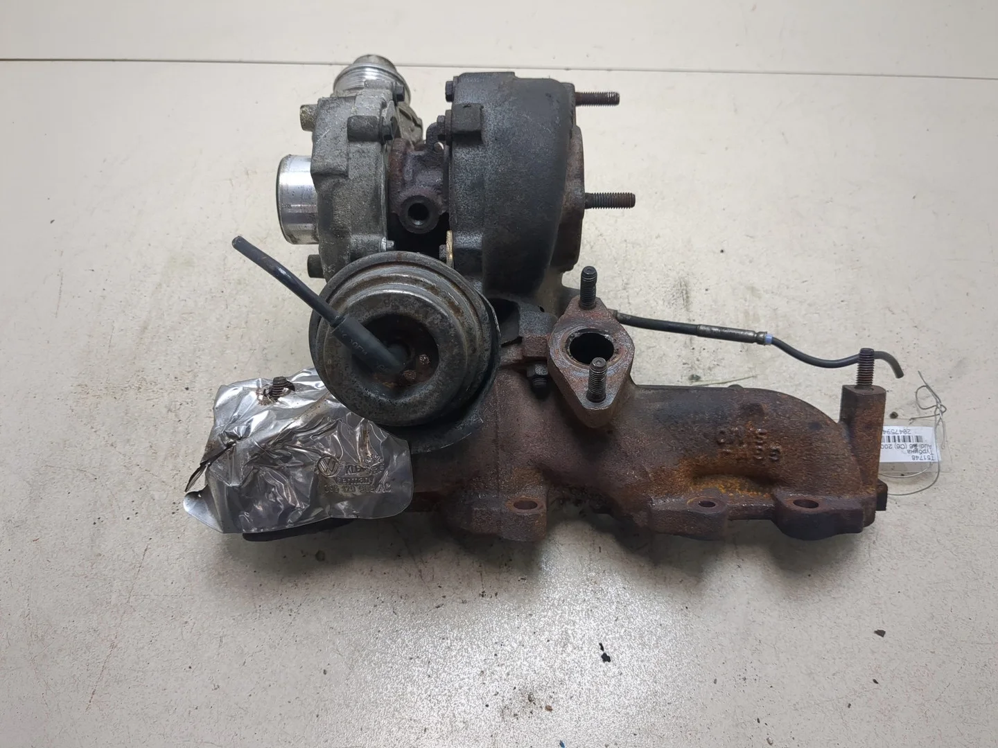 Турбина Audi A6 (C6) 2004-2011 КПП вариатор BRE Дизель 2 л TDI