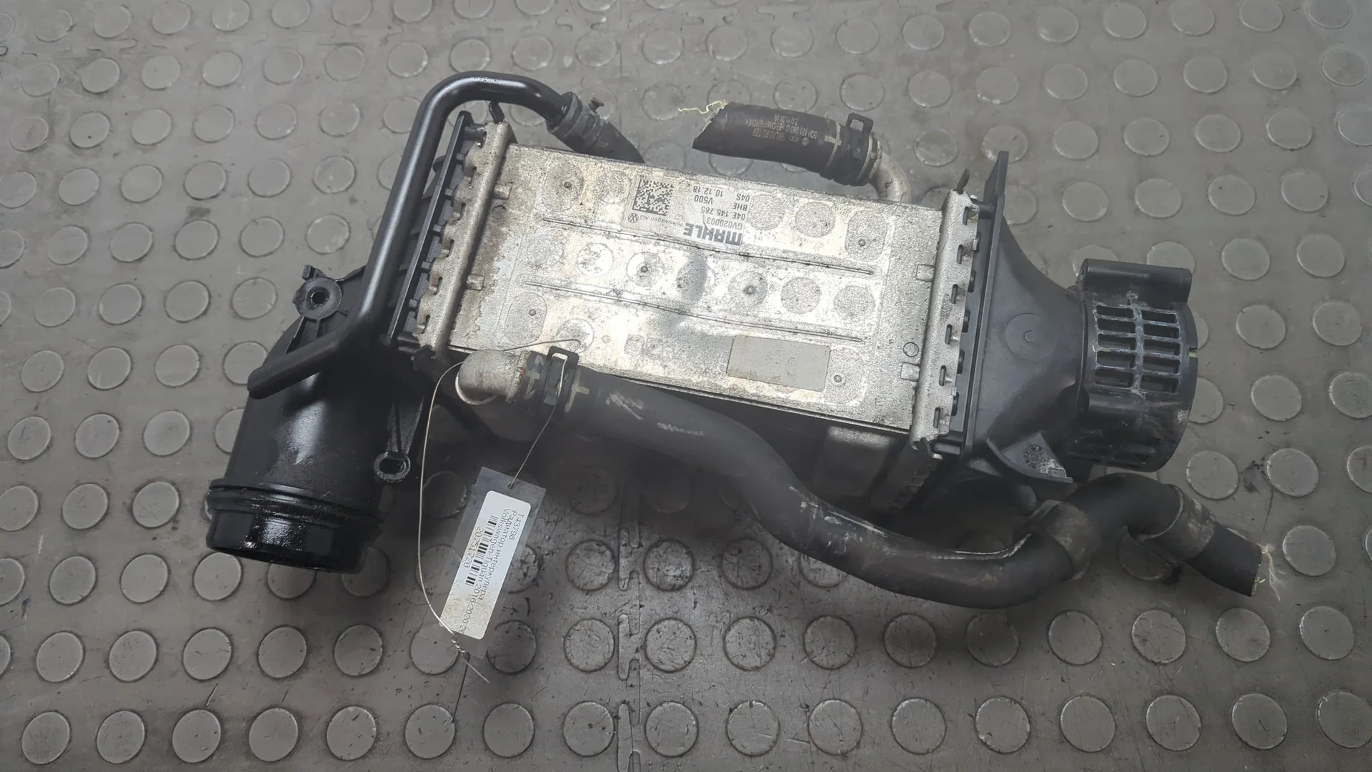 Радиатор интеркулера Volkswagen Tiguan 2016-2021 КПП 6-ст.мех.(МКПП) DACB Бензин 1.5 л TSI