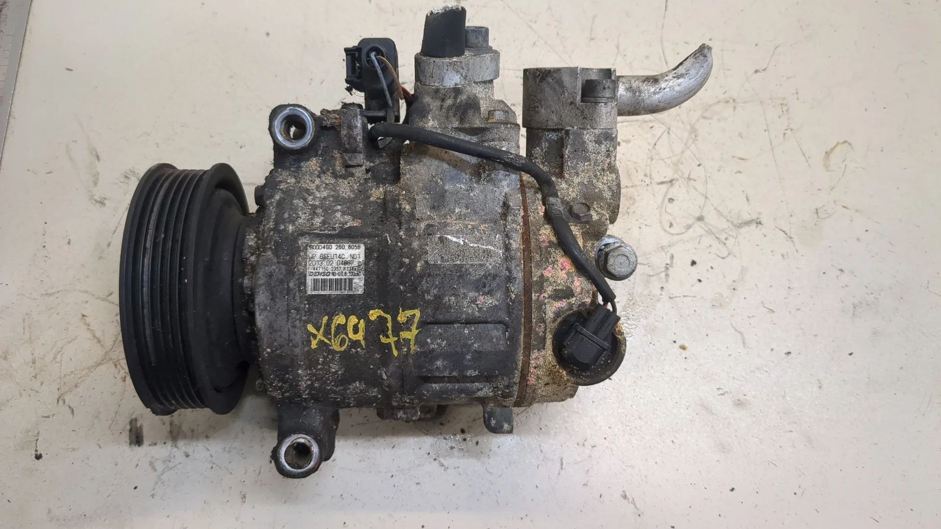 Компрессор кондиционера Audi A6 (C7) 2011-2018 КПП автомат 4х4 (АКПП) CGQB Дизель 3 л TDI