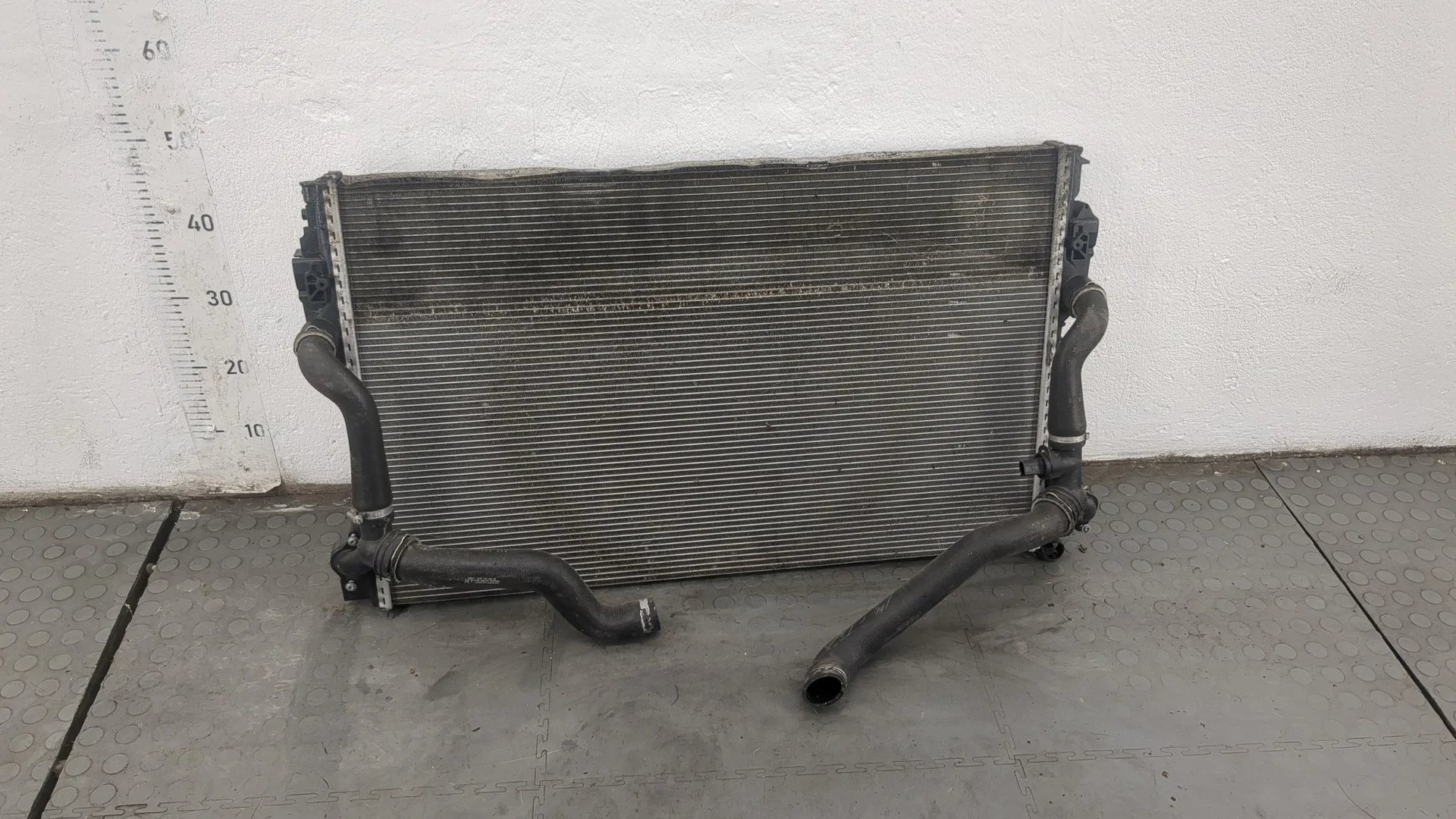 Радиатор охлаждения двигателя Porsche Panamera 2009-2016 КПП автомат 4х4 (АКПП) M48.40 Бензин 4.8 л Инжектор