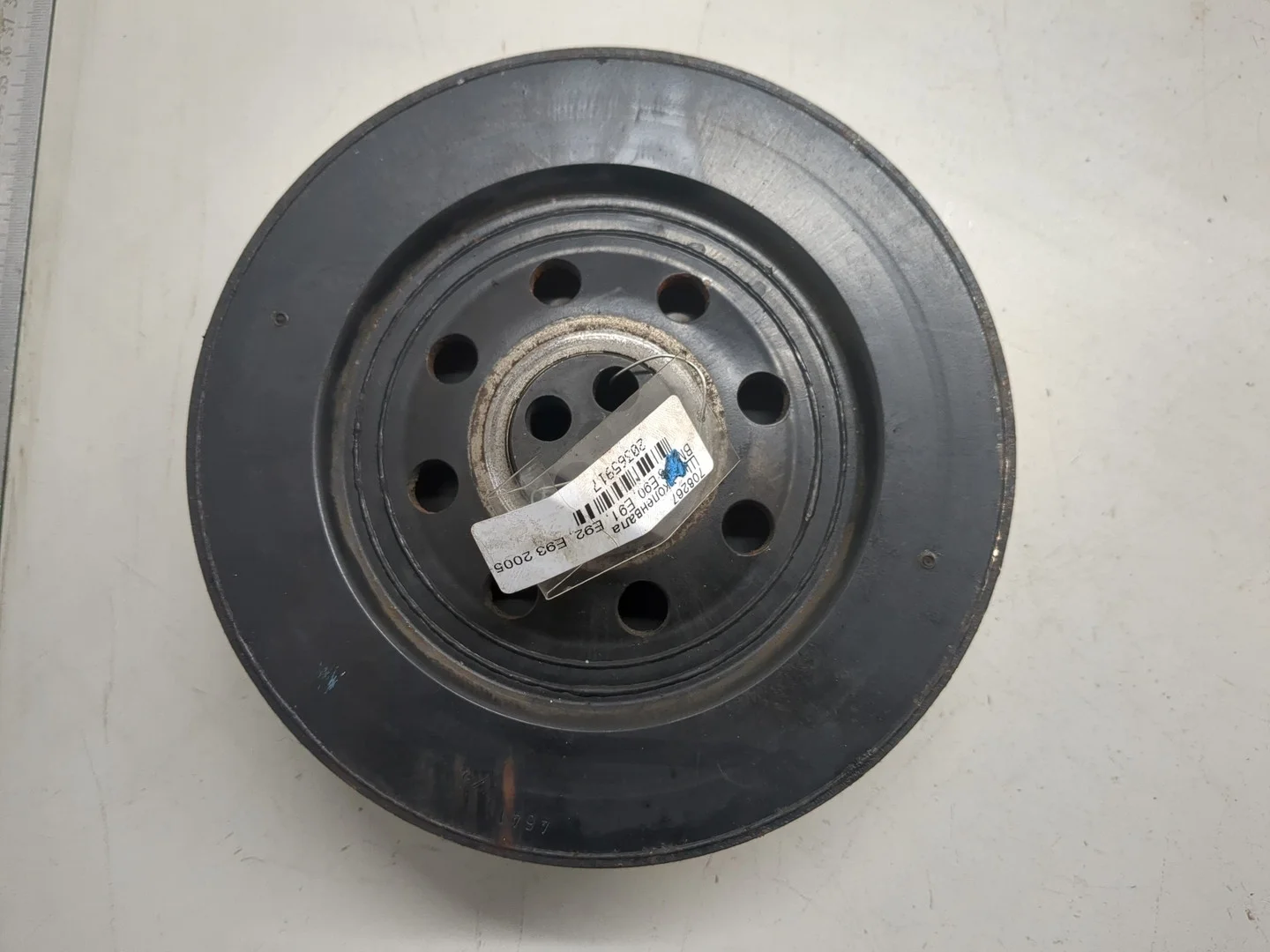 Шкив коленвала BMW 3 E90, E91, E92, E93 2005-2012 КПП автомат (АКПП) 306D3 Дизель 3 л Турбо